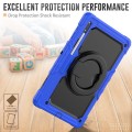 Shockproof Pancerne Etui z Paskiem do Samsung Galaxy Tab S8 Ultra niebieskie