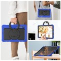 Shockproof Pancerne Etui z Paskiem do Samsung Galaxy Tab S8 Ultra niebieskie