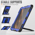 Shockproof Pancerne Etui z Paskiem do Samsung Galaxy Tab S8 Ultra niebieskie
