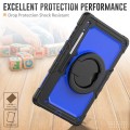 Shockproof Pancerne Etui z Paskiem do Samsung Galaxy Tab S8 Ultra niebieskie