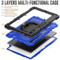 Shockproof Pancerne Etui z Paskiem do Samsung Galaxy Tab S8 Ultra niebieskie