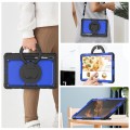 Shockproof Pancerne Etui z Paskiem do Samsung Galaxy Tab S8 Ultra niebieskie