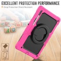 Shockproof Pancerne Etui z Paskiem do Samsung Galaxy Tab S8 Ultra różowe