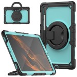 Shockproof  Pancerne Etui z Paskiem do Samsung Galaxy Tab S8 Ultra miętowe