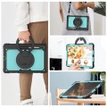 Shockproof Pancerne Etui z Paskiem do Samsung Galaxy Tab S8 Ultra miętowe