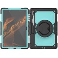 Shockproof Pancerne Etui z Paskiem do Samsung Galaxy Tab S8 Ultra miętowe