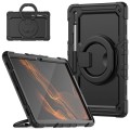 Shockproof Pancerne Etui z Paskiem do Samsung Galaxy Tab S8 Ultra czarne