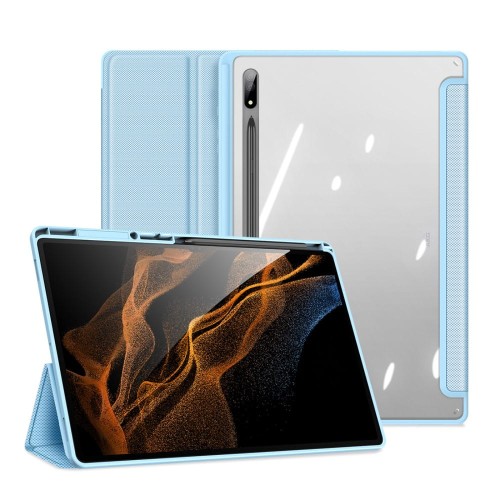 DUX DUCIS TOBY SERIES Smart Cover do Samsung Galaxy Tab S8 Ultra niebieskie