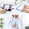 DUX DUCIS TOBY SERIES Smart Cover do Samsung Galaxy Tab S8 Ultra niebieskie