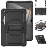 Shockproof  Pancerne Etui z Uchwytem do Samsung Galaxy Tab S8 Ultra czarne