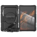 Shockproof Pancerne Etui z Uchwytem do Samsung Galaxy Tab S8 Ultra czarne