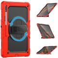 Shockproof Pancerne Etui z Uchwytem do Samsung Galaxy Tab S8 Ultra czerwone