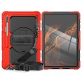 Shockproof Pancerne Etui z Uchwytem do Samsung Galaxy Tab S8 Ultra czerwone