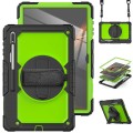 Shockproof Pancerne Etui z Uchwytem do Samsung Galaxy Tab S8 Ultra zielone