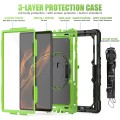 Shockproof Pancerne Etui z Uchwytem do Samsung Galaxy Tab S8 Ultra zielone