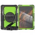 Shockproof Pancerne Etui z Uchwytem do Samsung Galaxy Tab S8 Ultra zielone