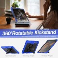 Shockproof Pancerne Etui z Uchwytem do Samsung Galaxy Tab S8 Ultra niebieskie