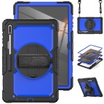 Shockproof  Pancerne Etui z Uchwytem do Samsung Galaxy Tab S8 Ultra niebieskie