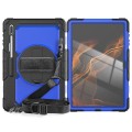 Shockproof Pancerne Etui z Uchwytem do Samsung Galaxy Tab S8 Ultra niebieskie