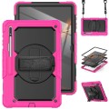 Shockproof Pancerne Etui z Uchwytem do Samsung Galaxy Tab S8 Ultra różowe