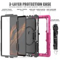 Shockproof Pancerne Etui z Uchwytem do Samsung Galaxy Tab S8 Ultra różowe