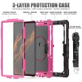 Shockproof Pancerne Etui z Uchwytem do Samsung Galaxy Tab S8 Ultra różowe