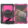 Shockproof Pancerne Etui z Uchwytem do Samsung Galaxy Tab S8 Ultra różowe