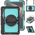 Shockproof  Pancerne Etui z Uchwytem do Samsung Galaxy Tab S8 Ultra miętowe