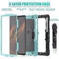 Shockproof Pancerne Etui z Uchwytem do Samsung Galaxy Tab S8 Ultra miętowe