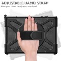 Czarne Pancerne Etui z uchwytem do Microsoft Surface Go 1 2 3