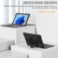 Czarne Pancerne Etui z uchwytem do Microsoft Surface Go 1 2 3