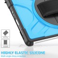 Niebieskie Pancerne Etui z uchwytem do Microsoft Surface Go 1 2 3