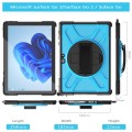 Niebieskie Pancerne Etui z uchwytem do Microsoft Surface Go 1 2 3