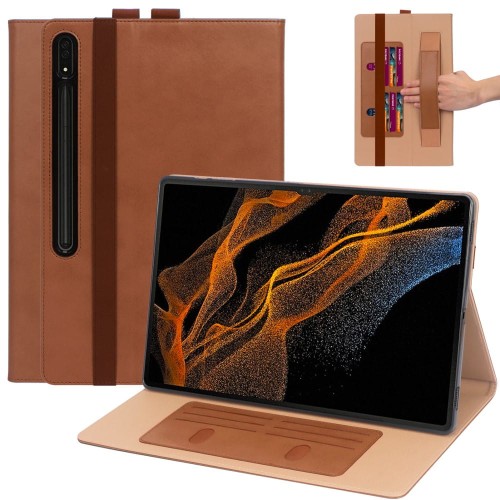 Pokrowiec Etui Smart Cover do Samsung Galaxy Tab S8 Ultra brązowe