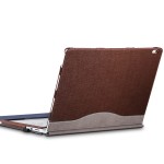 Eleganckie Etui Pokrowiec do Microsoft Surface Book 2/3 15 cali brązowe