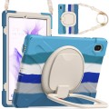 Pancerne Etui Obudowa z Paskiem i Uchwytem do Samsung Galaxy Tab S7 FE / Tab S7 Plus kolorowe
