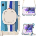 Pancerne Etui Obudowa z Paskiem i Uchwytem do Samsung Galaxy Tab S7 FE / Tab S7 Plus kolorowe