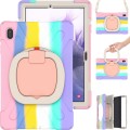 Pancerne Etui Obudowa z Paskiem i Uchwytem do Samsung Galaxy Tab S7 FE / Tab S7 Plus kolorowe
