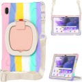 Pancerne Etui Obudowa z Paskiem i Uchwytem do Samsung Galaxy Tab S7 FE / Tab S7 Plus kolorowe