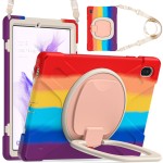 Pancerne Etui Obudowa z Paskiem i Uchwytem do Samsung Galaxy Tab S7 FE / Tab S7 Plus kolorowe