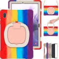 Pancerne Etui Obudowa z Paskiem i Uchwytem do Samsung Galaxy Tab S7 FE / Tab S7 Plus kolorowe