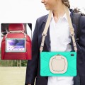 Pancerne Etui Obudowa z Paskiem i Uchwytem do Samsung Galaxy Tab S7 FE / Tab S7 Plus miętowe