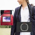 Pancerne Etui Obudowa z Paskiem i Uchwytem do Samsung Galaxy Tab S7 FE / Tab S7 Plus czarno-szare
