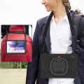 Pancerne Etui Obudowa z Paskiem i Uchwytem do Samsung Galaxy Tab S7 FE / Tab S7 Plus czarne