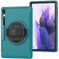 Mocne Etui Obudowa z Uchwytem do Samsung Galaxy Tab S7 FE / Tab S7 Plus zielone