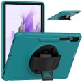 Mocne Etui Obudowa z Uchwytem do Samsung Galaxy Tab S7 FE / Tab S7 Plus zielone