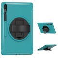 Mocne Etui Obudowa z Uchwytem do Samsung Galaxy Tab S7 FE / Tab S7 Plus zielone