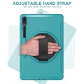 Mocne Etui Obudowa z Uchwytem do Samsung Galaxy Tab S7 FE / Tab S7 Plus zielone