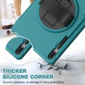 Mocne Etui Obudowa z Uchwytem do Samsung Galaxy Tab S7 FE / Tab S7 Plus zielone