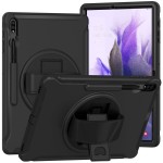Mocne Etui Obudowa z Uchwytem do Samsung Galaxy Tab S7 FE / Tab S7 Plus czarne